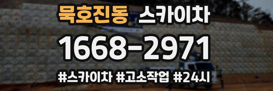 묵호진동 스카이차