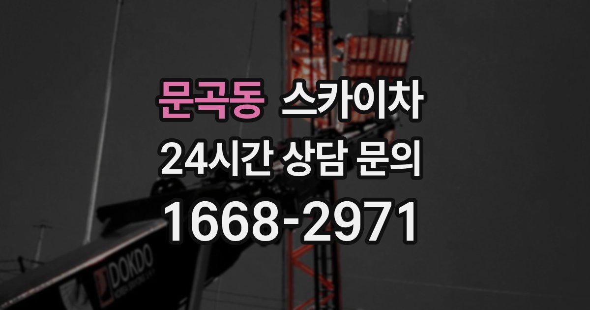 문곡동 스카이차