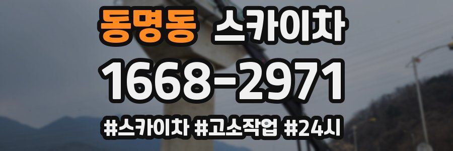 동명동 스카이차