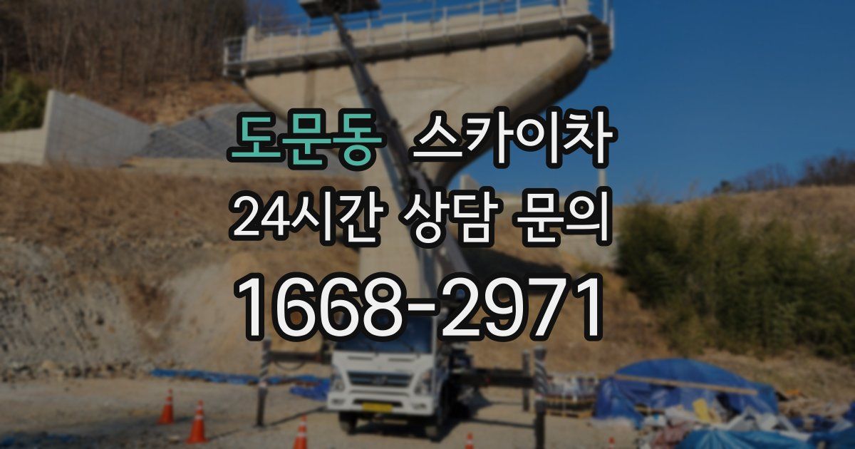 도문동 스카이차