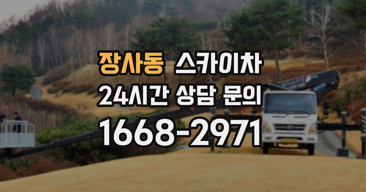 장사동 스카이차