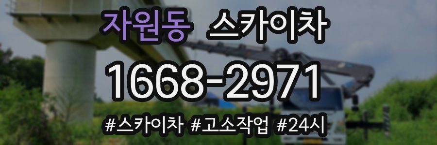 자원동 스카이차