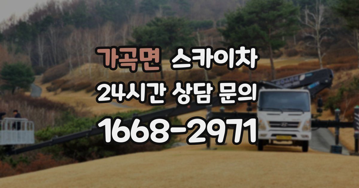 가곡면 스카이차