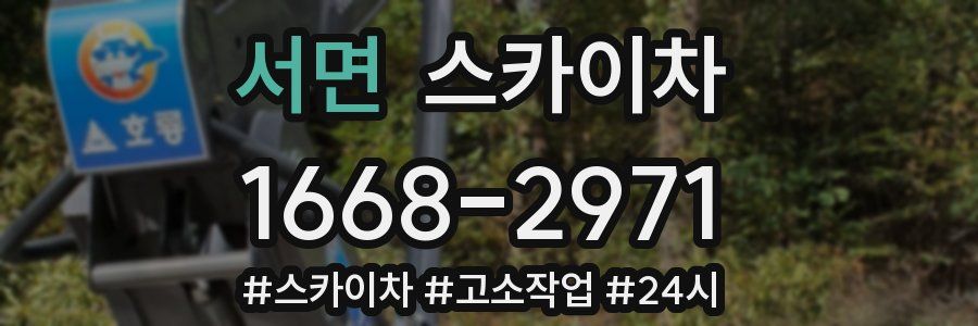 서면 스카이차