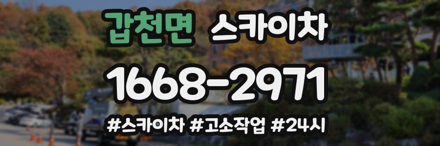 갑천면 스카이차