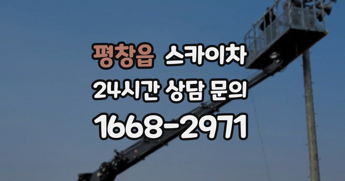 평창읍 스카이차