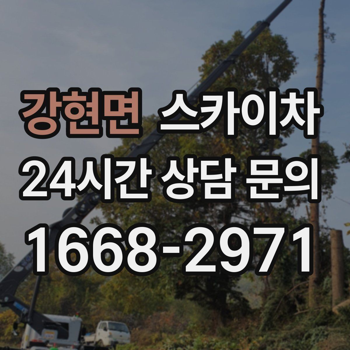 강현면 스카이차 태양광 구조물 볼트 점검 진행