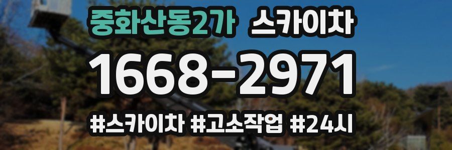 중화산동2가 스카이차