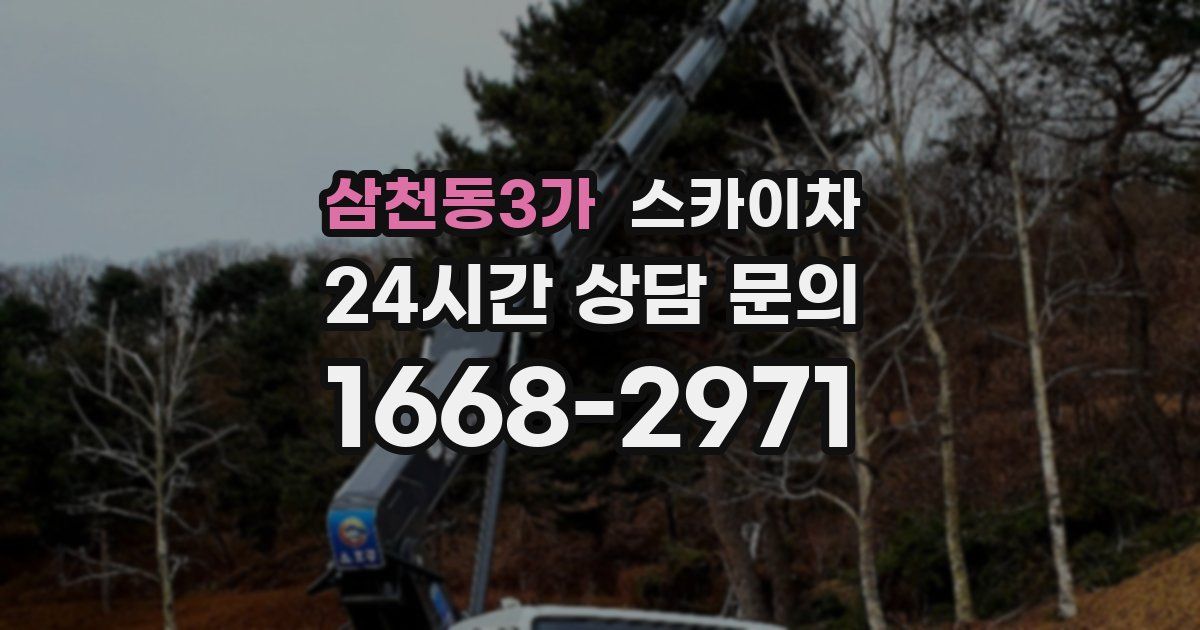 삼천동3가 스카이차