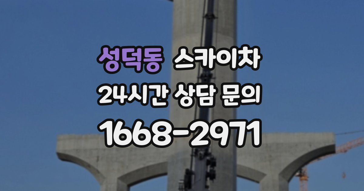 성덕동 스카이차