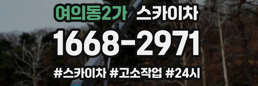 여의동2가 스카이차