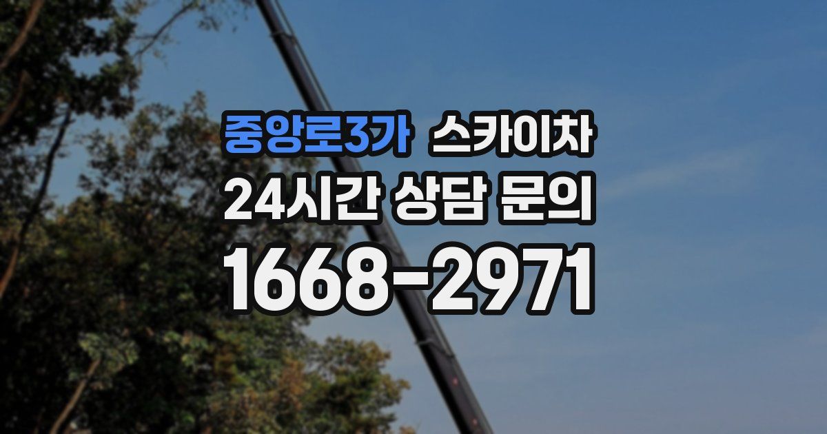 중앙로3가 스카이차