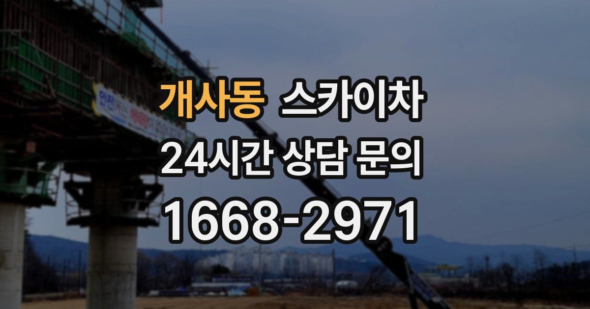 개사동 스카이차