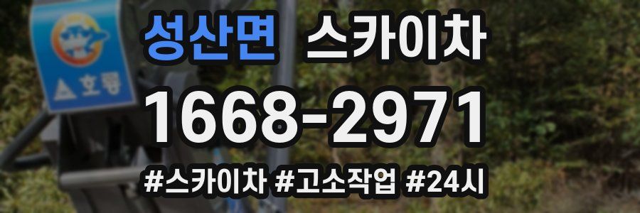 성산면 스카이차