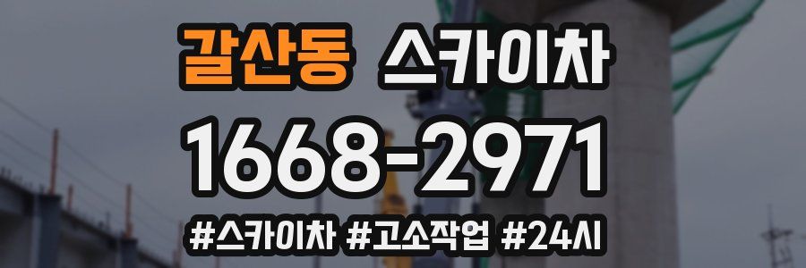 갈산동 스카이차