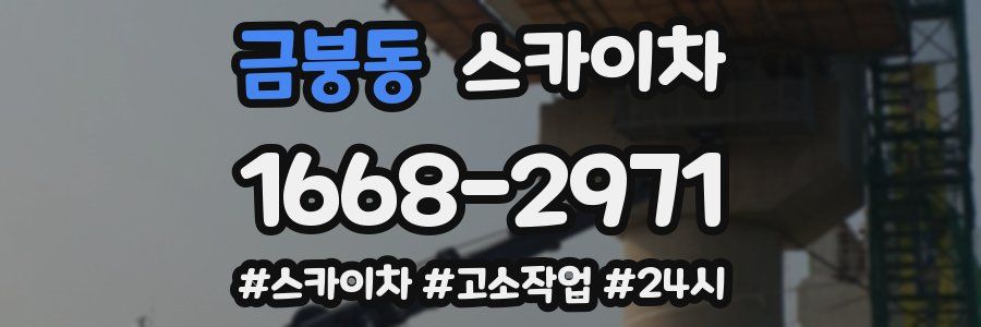 금붕동 스카이차