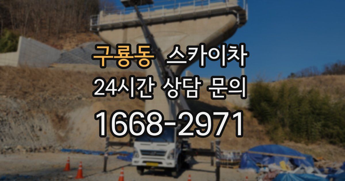 구룡동 스카이차