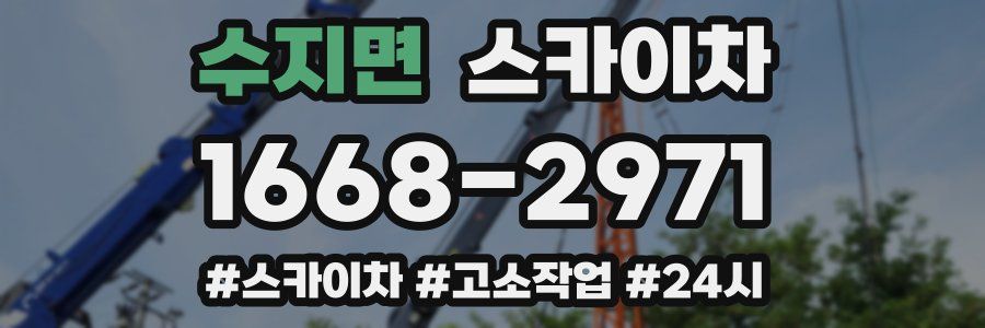 수지면 스카이차