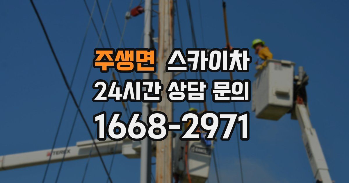 주생면 스카이차