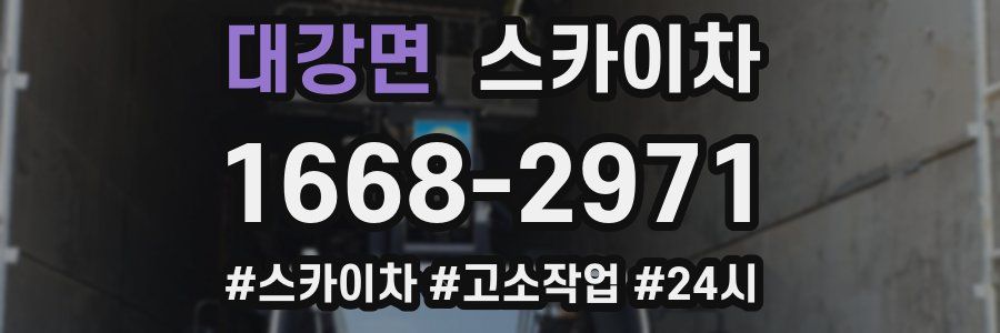 대강면 스카이차