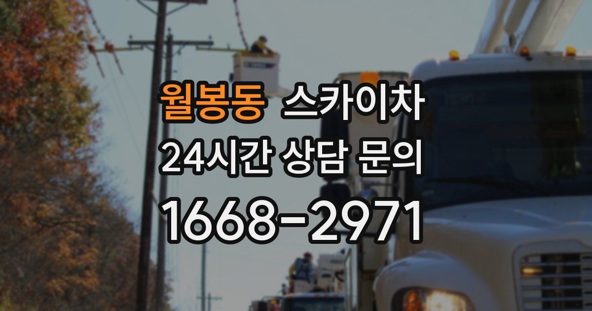 월봉동 스카이차