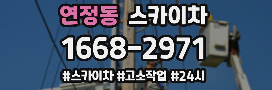 연정동 스카이차