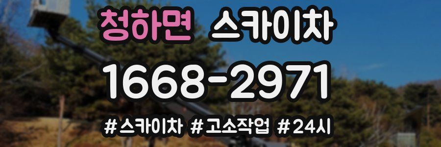 청하면 스카이차