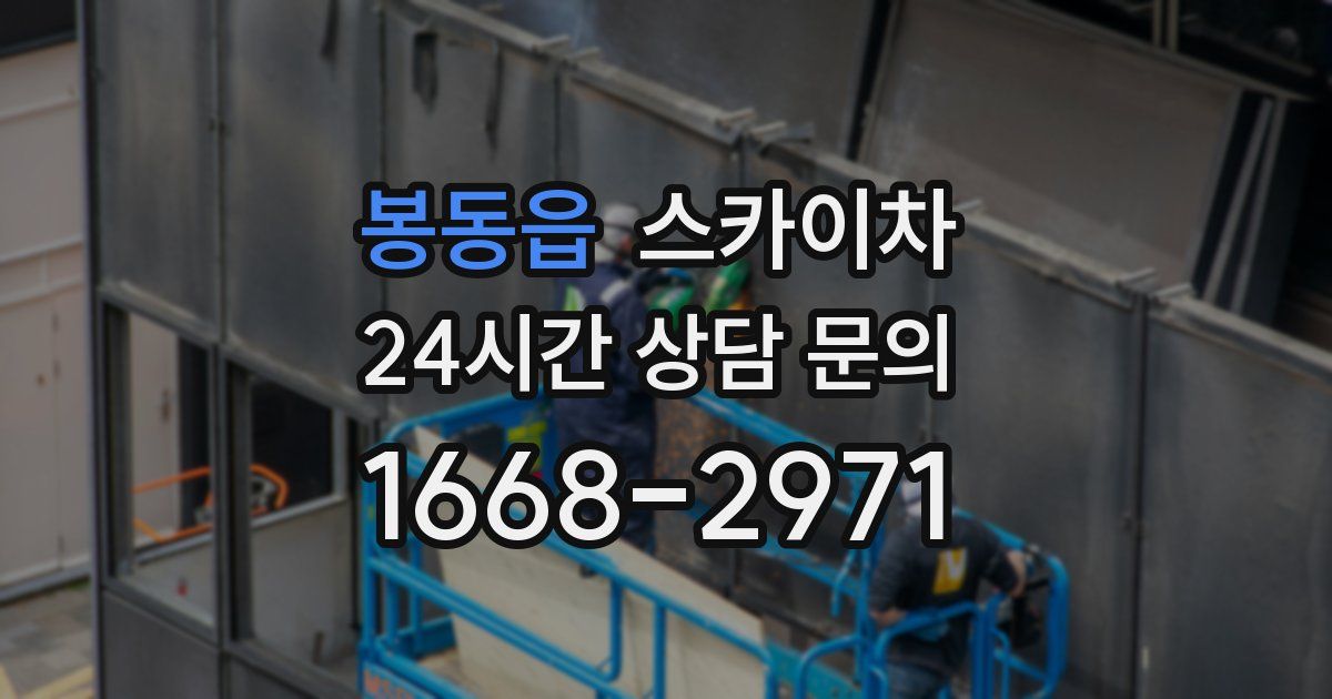 봉동읍 스카이차