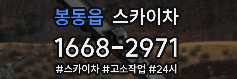 봉동읍 스카이차