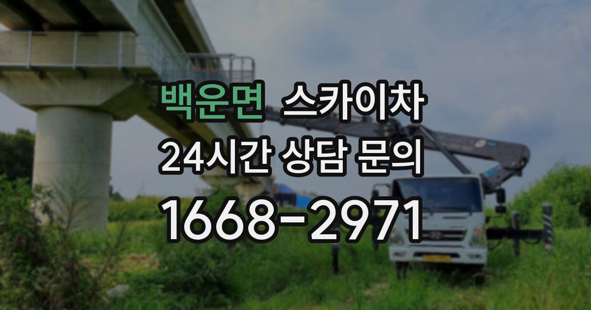 백운면 스카이차