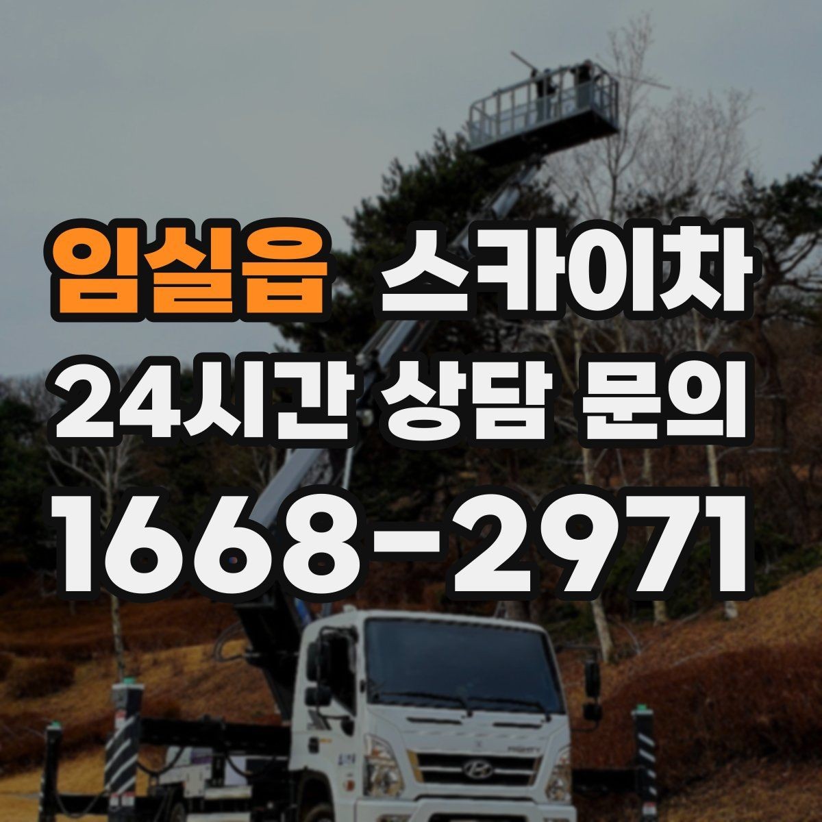 임실읍 스카이차 간판 전원선 정리로 누전 위험 줄이기