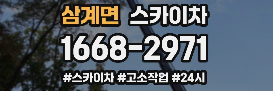 삼계면 스카이차