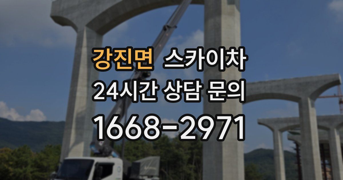 강진면 스카이차