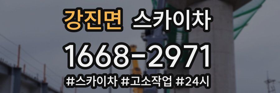 강진면 스카이차
