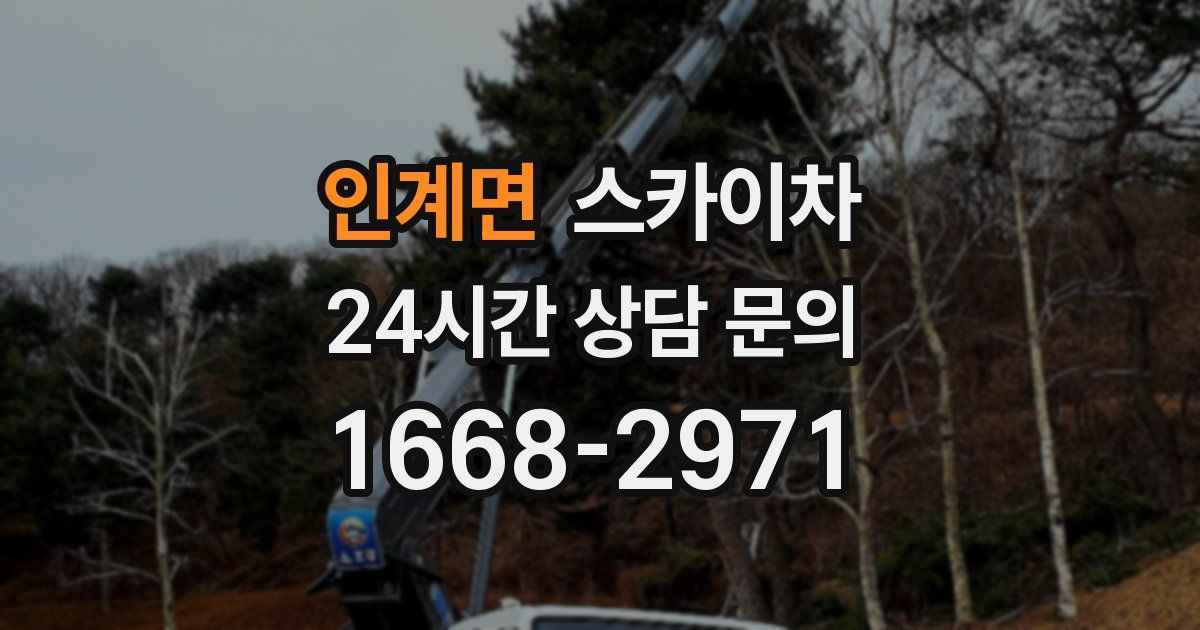 인계면 스카이차