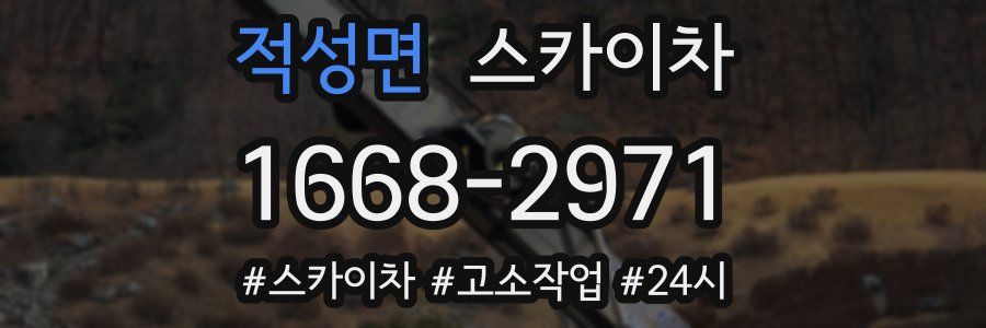 적성면 스카이차