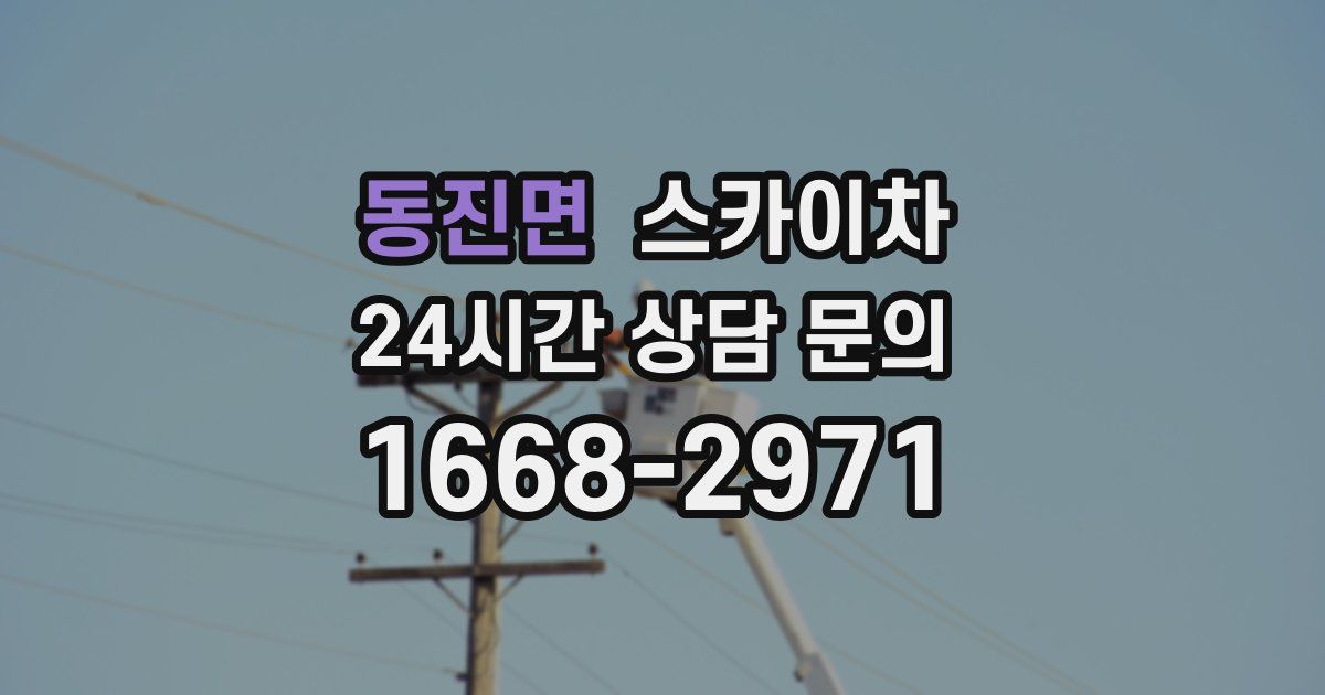 동진면 스카이차