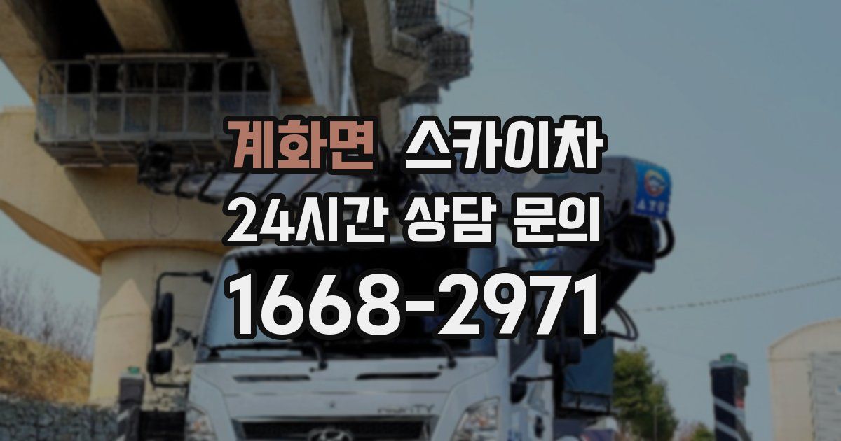 계화면 스카이차