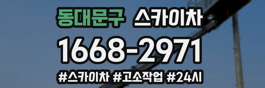 동대문구 스카이차