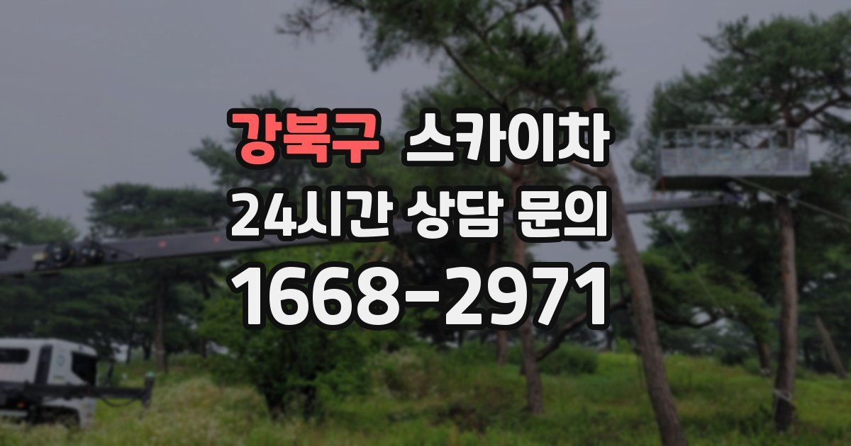 강북구 스카이차