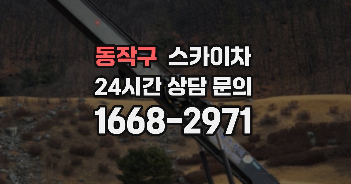 동작구 스카이차