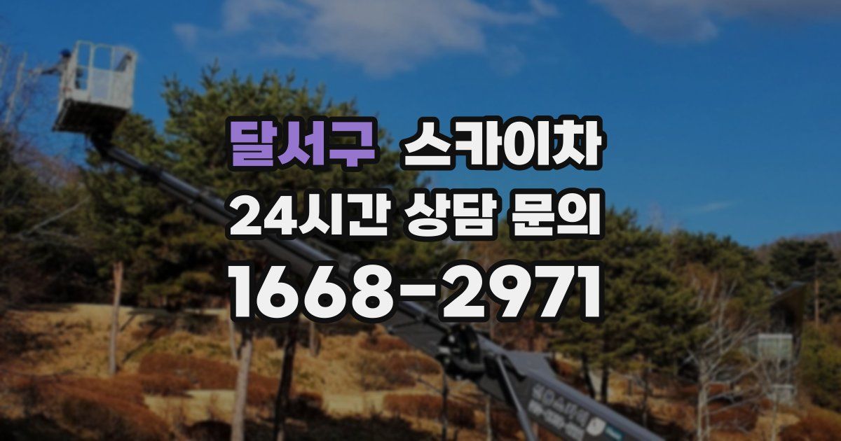 달서구 스카이차