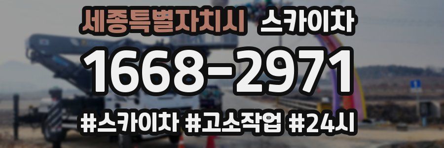 세종특별자치시 스카이차