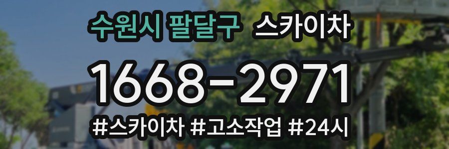 수원시 팔달구 스카이차