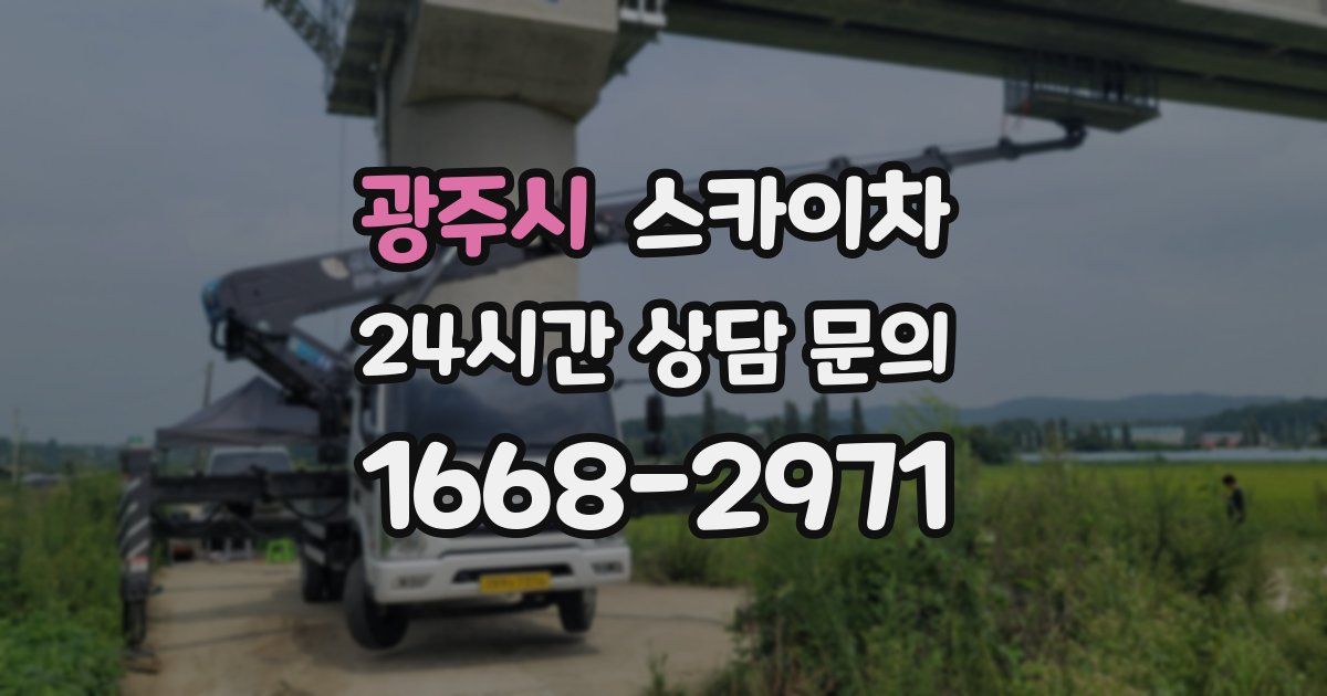 광주시 스카이차