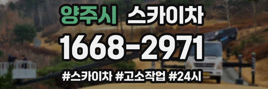 양주시 스카이차