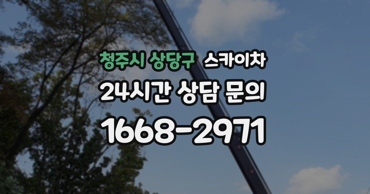 청주시 상당구 스카이차