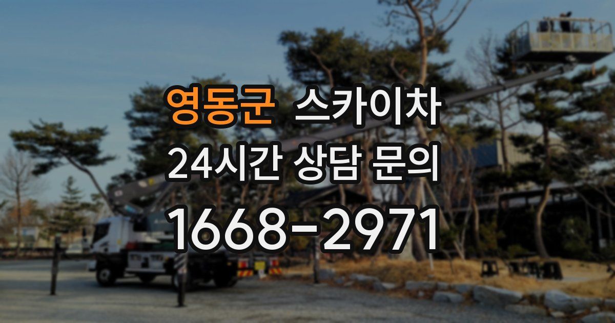 영동군 스카이차