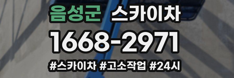 음성군 스카이차