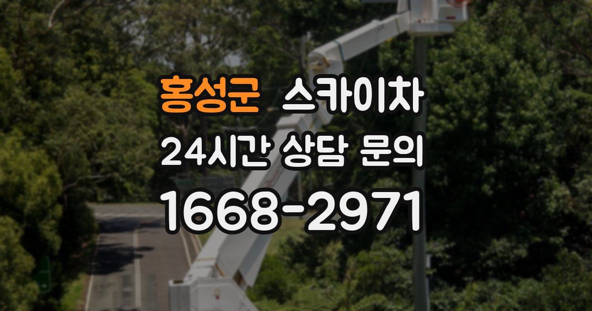 홍성군 스카이차